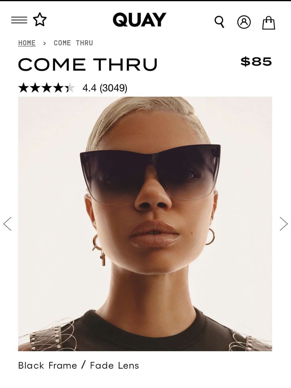 Quay Come Thru sunglasses